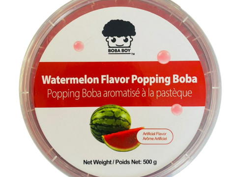 “Boba Boy” Watermelon Popping Boba