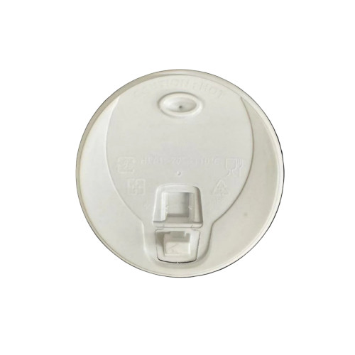 V690 PP White Plastic Coffee Cup Lid