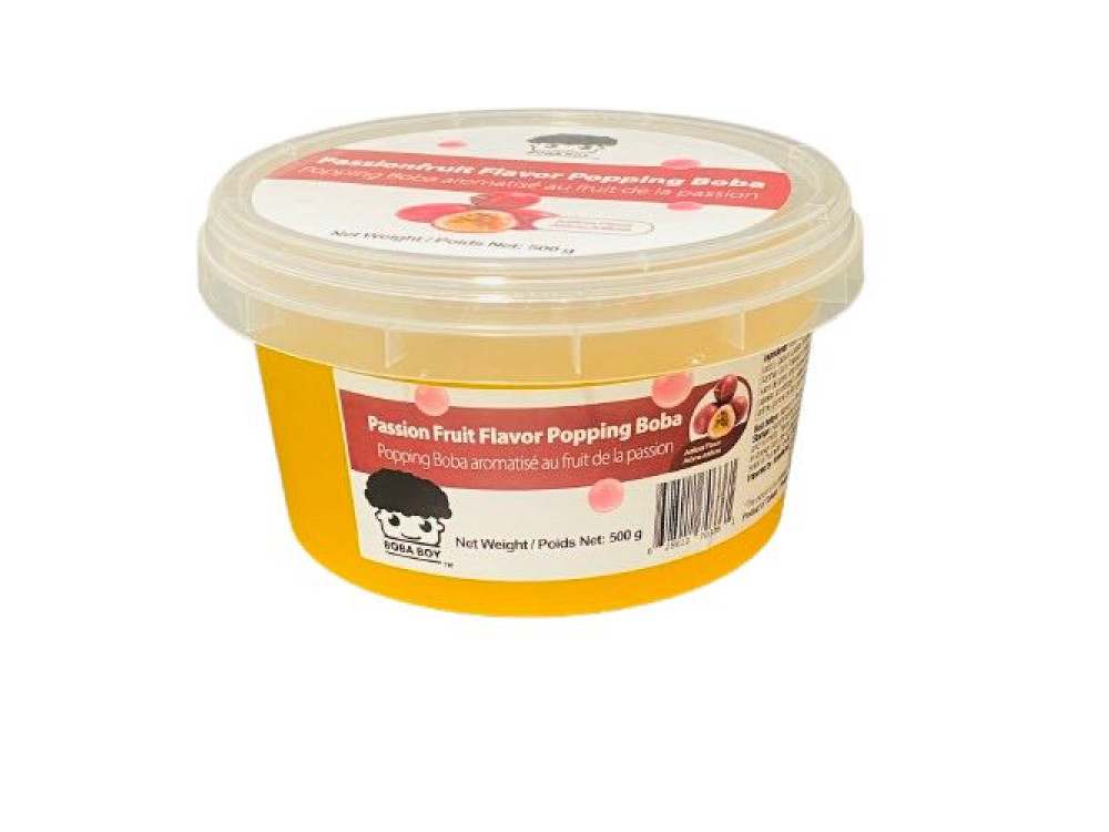 “Boba Boy” Passion Fruit Popping Boba