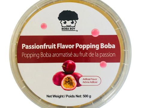“Boba Boy” Passion Fruit Popping Boba