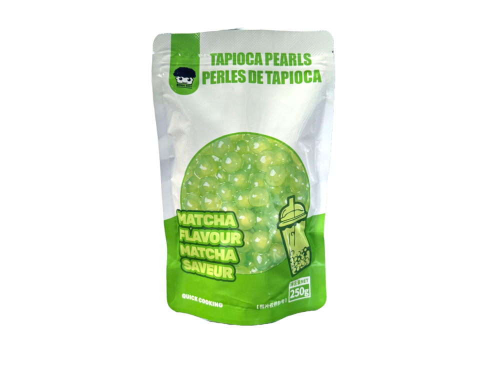 Quick-Cooking Matcha Tapioca