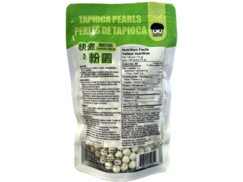 Quick-Cooking Matcha Tapioca