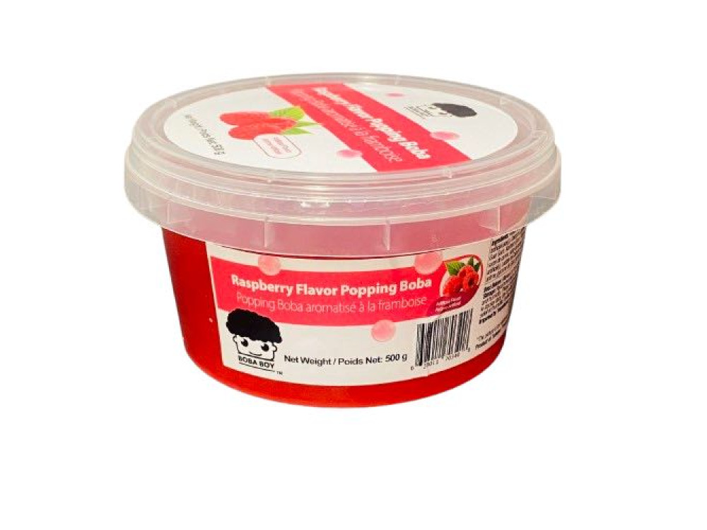 “Boba Boy” Raspberry Popping Boba