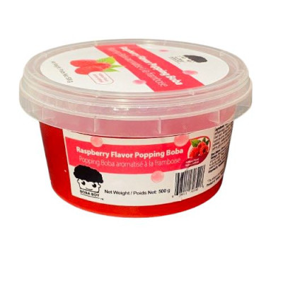 “Boba Boy” Raspberry Popping Boba