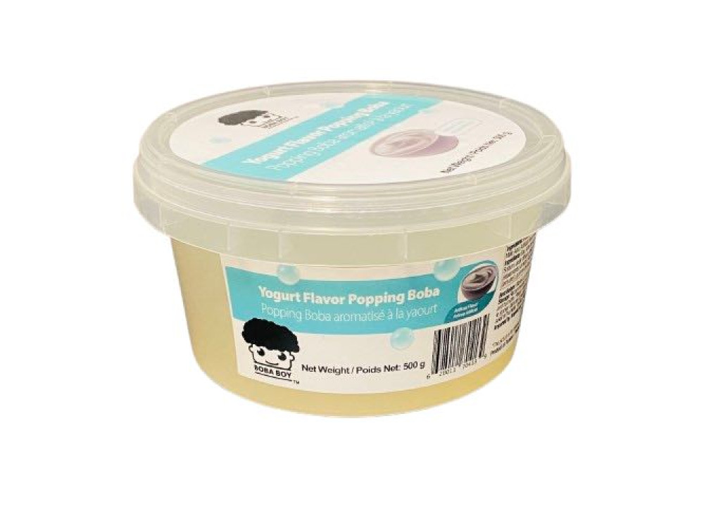 “Boba Boy” Yogurt Popping Boba