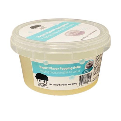 “Boba Boy” Yogurt Popping Boba
