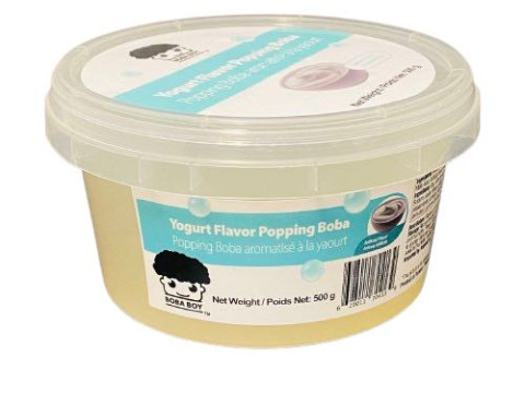 “Boba Boy” Yogurt Popping Boba