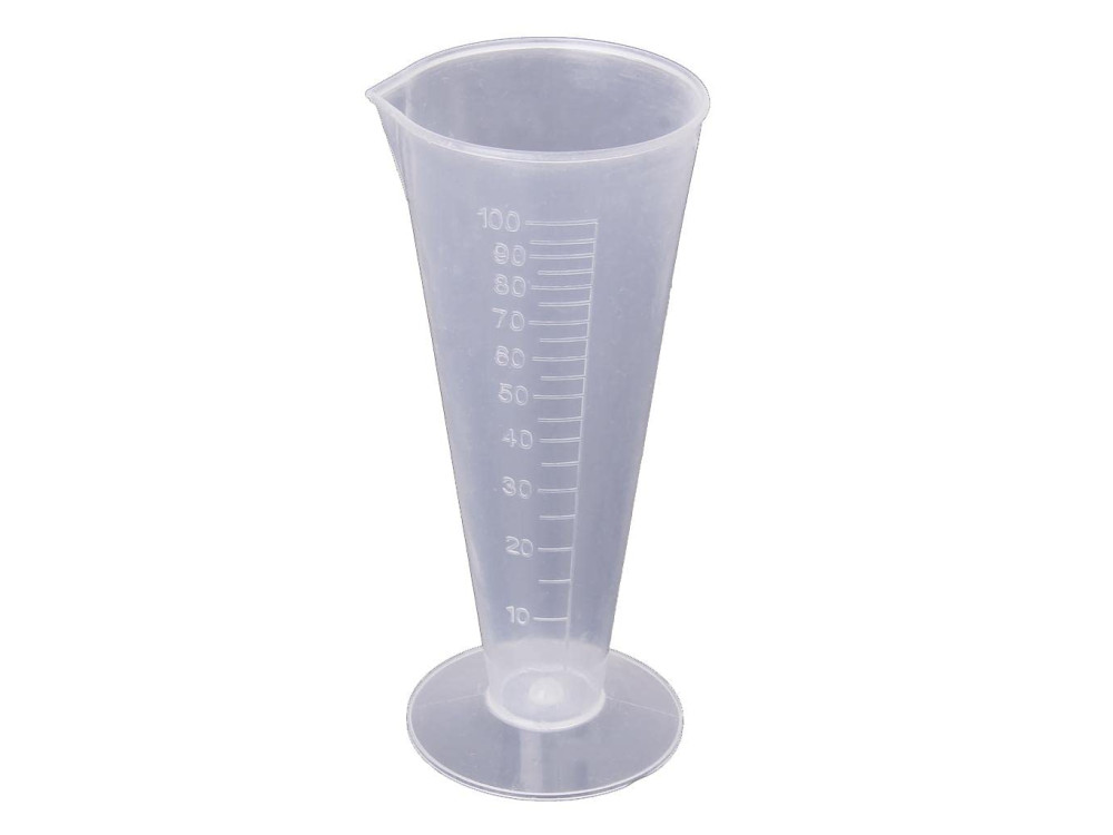 100mL Triangular Plastic Measuring Cup