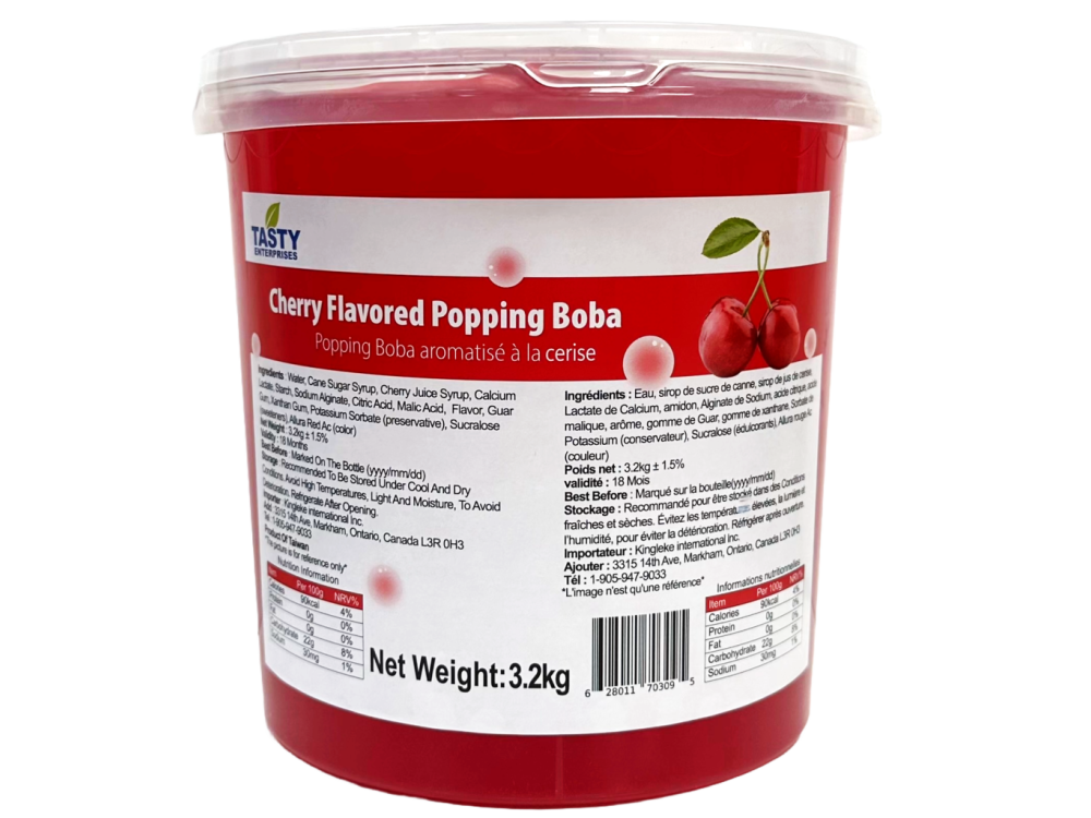 “Tasty” Cherry Popping Boba”Tasty”