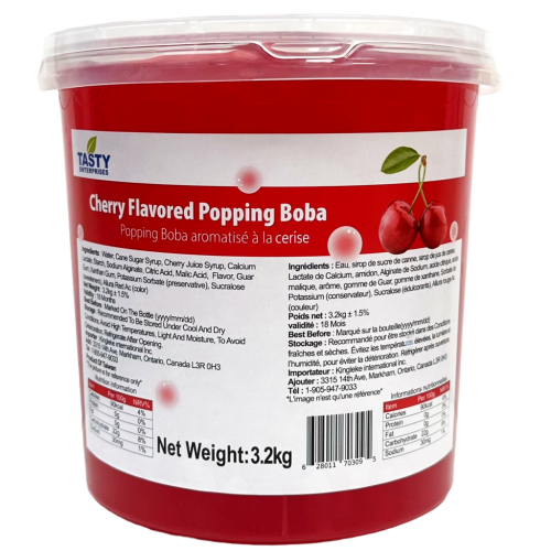 “Tasty” Cherry Popping Boba