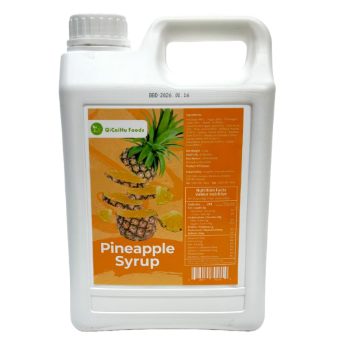 “QiCaiHu” Pineapple Syrup w/Pulp“ ” w/