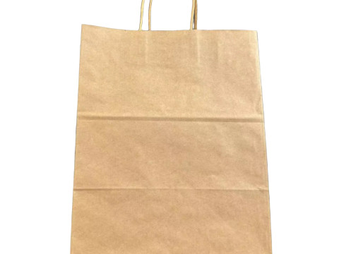 4-Cup Kraft Handle Paper Bag [DT-CN]