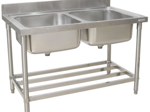 Stainless Double Sink