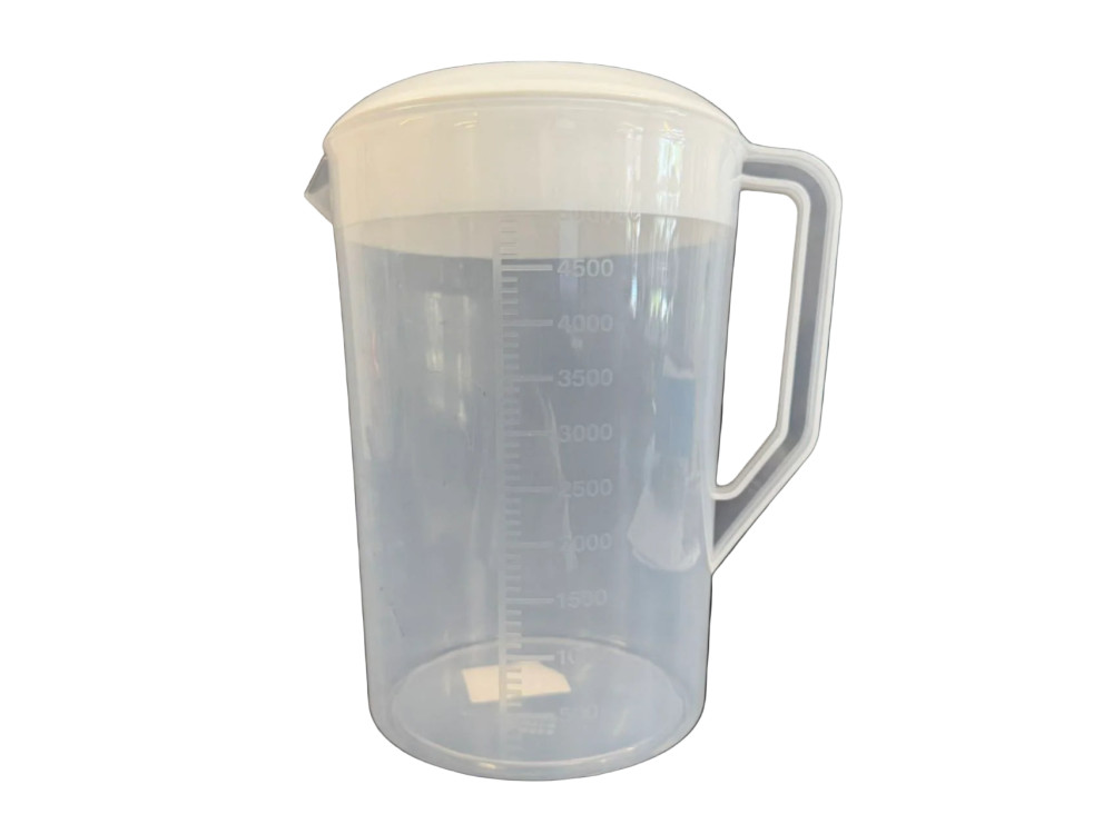 5000mL Plastic Measuring Cup w/Lid