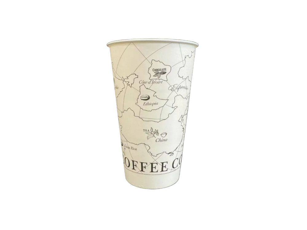 90mm-500mL PP Plastic Cup (Map)