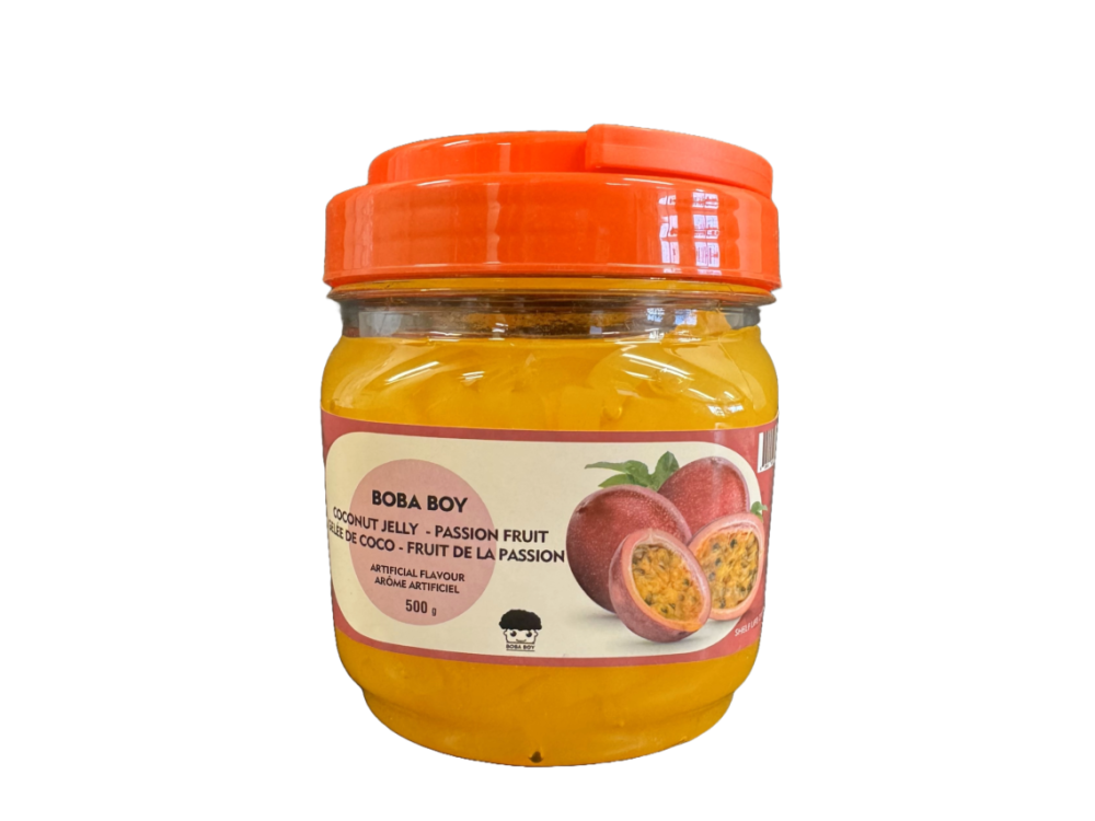 “Boba Boy” Passion Fruit Jelly