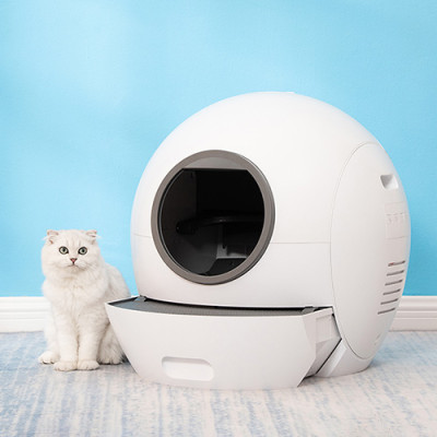 Bac à litière intelligente autonettoyante pour chats