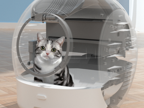 Bac à litière intelligente pour chat - Pro